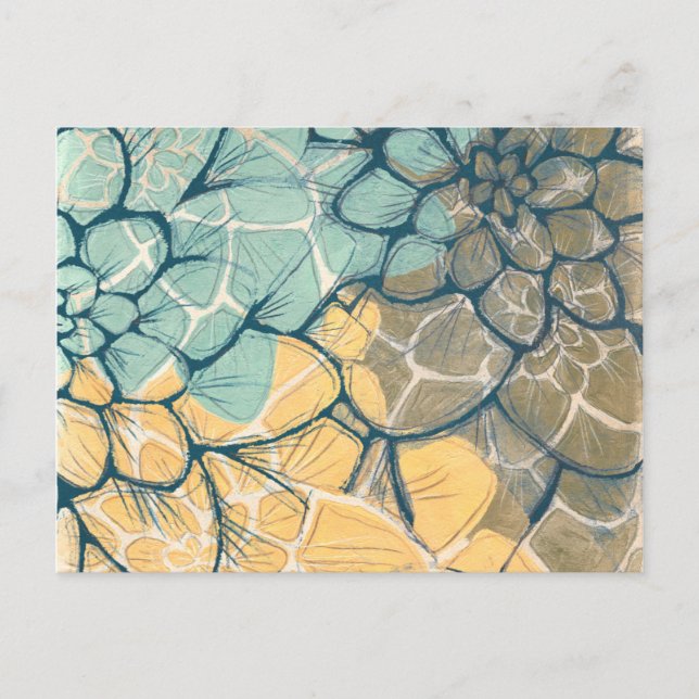 Dahlia Dance I Postkarte (Vorderseite)