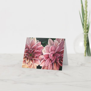 Dahlia-DANKESKARTE Dankeskarte