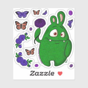 Dahlia das Monster, Aufkleber Set