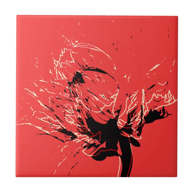 Dahlia duo fliese (Vorderseite)