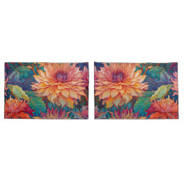 Dahlia Floral Tapestry Kissenbezug