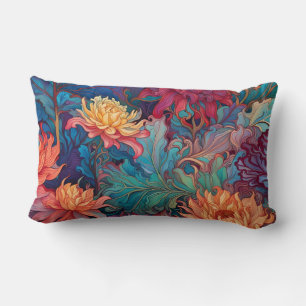Dahlia Floral Tapestry Lendenkissen