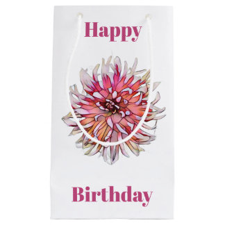 DAHLIA FLOWER KLEINE GESCHENKTÜTE