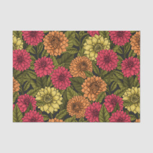 Dahlia Garden Seidenpapier