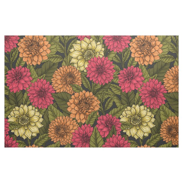 Dahlia Garden Stoff (Fat Quarter (45,7 x 55,9 cm))