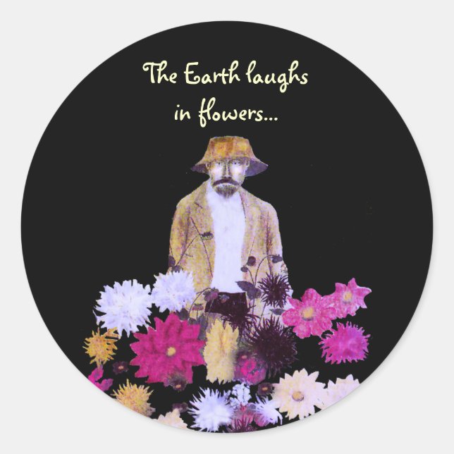 Dahlia Gardener Stickers (Vorderseite)