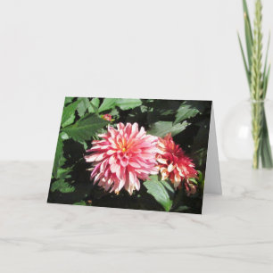 Dahlia Grußkarte Karte