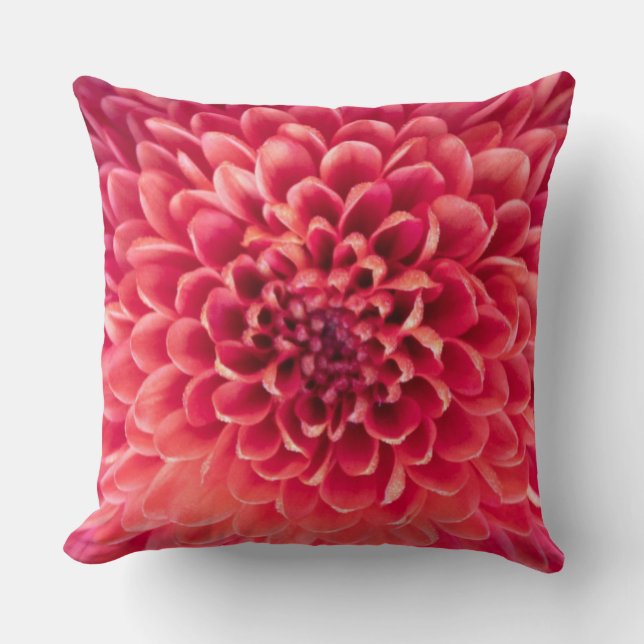 Dahlia Heart — Kissen (Vorderseite)