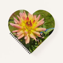 Dahlia-Herzbuch Notizbuch