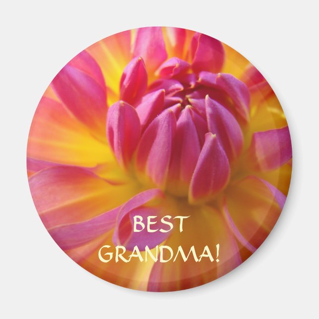 DAHLIA MAGNET Beste Großmagnete Weihnachtsgeschenk (Vorne)