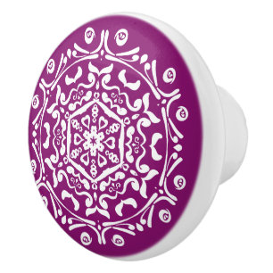 Dahlia Mandala Keramikknauf