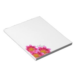 Dahlia Notepad Notizblock