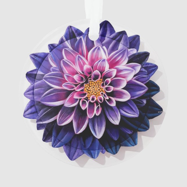 Dahlia Ornament (Rückseite)