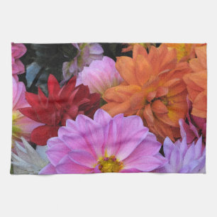 Dahlia Petals Geschirrtuch