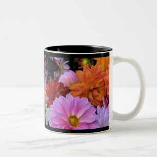 Dahlia Petals Zweifarbige Tasse