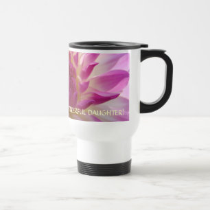 Dahlia Pink Coffe Tasse DANKEN SIE WUNDERSCHÖN DAU