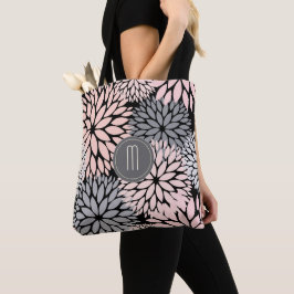 Dahlia Pink Floral Monogram