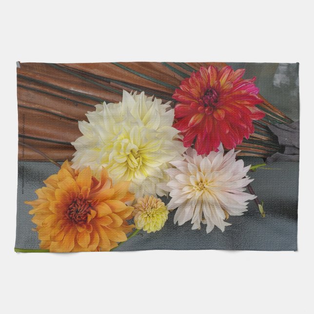 Dahlia Tea Handtuch (Horizontal)