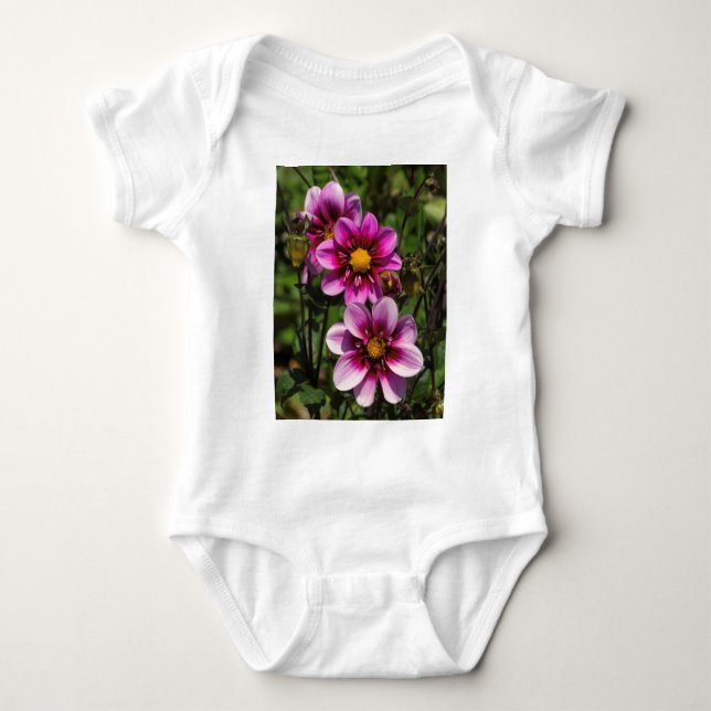 Dahlia Trio Baby Strampler (Vorderseite)