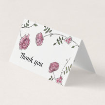 Dahlia Wedding danke Ihnen Karten