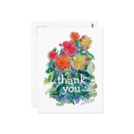 Dahlias #170310 postkarte