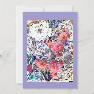 Dahlias Dankeschön-Karte Dankeskarte