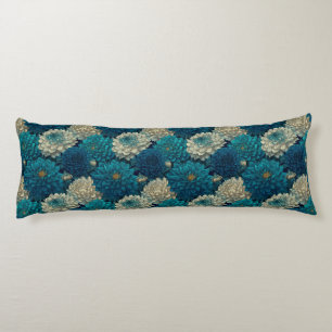 Dahlias Florales Wohndesign Timeless Memory Foam Seitenschläferkissen