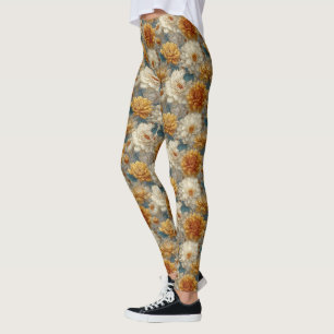 Dahlias Flower Maternity Dahlias Fantasy Damen Leggings