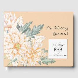 Dahlias Marmalade Wedding Gäestbook Gästebuch