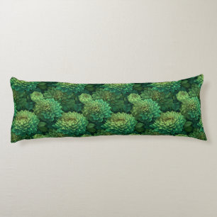Dahlias Print Innenausstattung Retro Memory Foam Seitenschläferkissen
