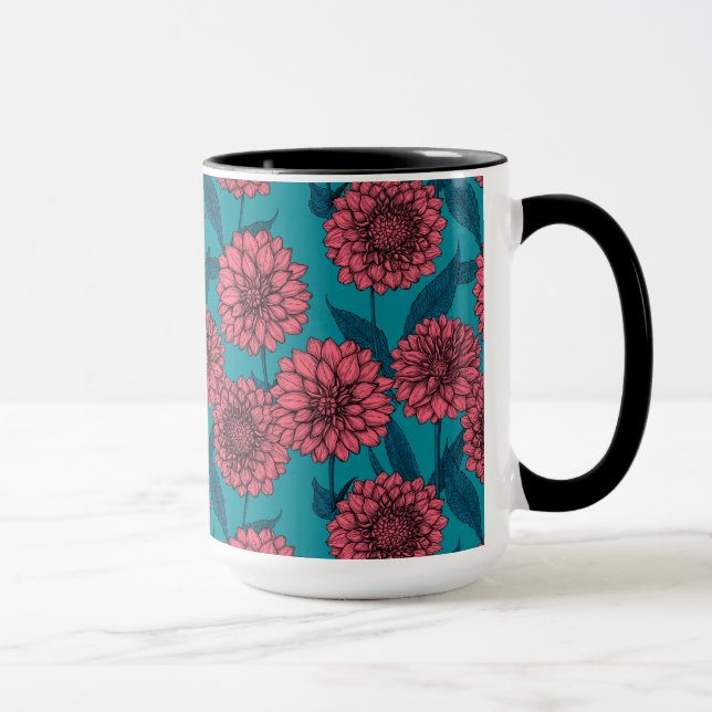 Dahlias Tasse (Rechts)