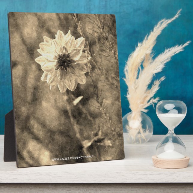 Dahlie Fotoplatte (Seite)