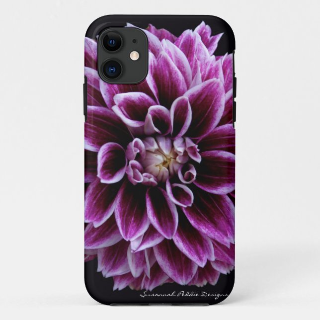 Dahlie iPhone Fall Case-Mate iPhone Hülle (Rückseite)