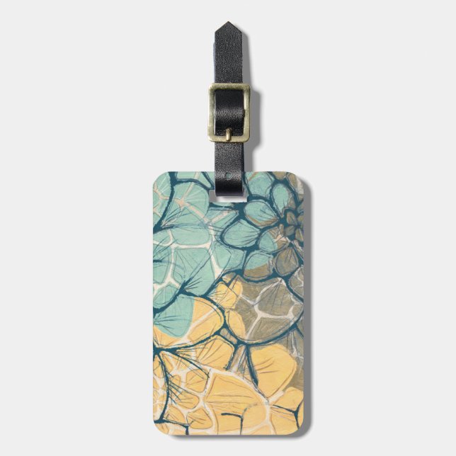 Dahlie-Tanz I Gepäckanhänger (Vorderseite vertikal)