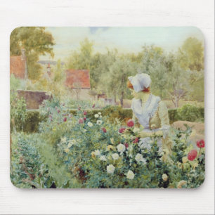 Dahlien, 1896 mousepad