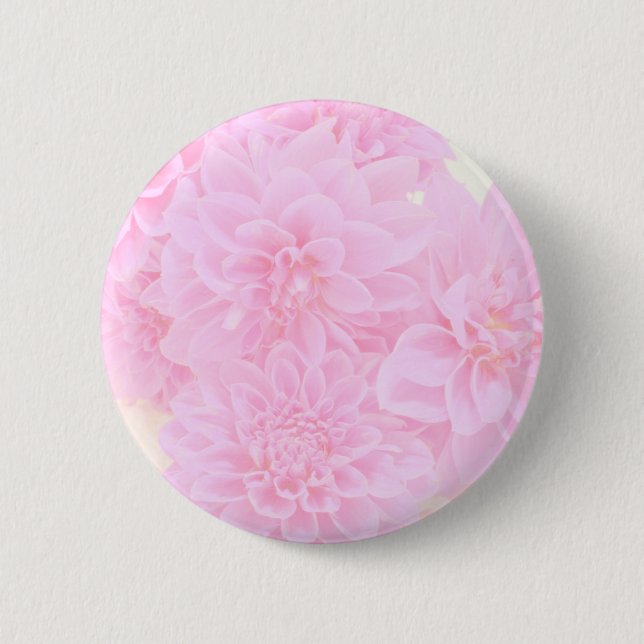 Dahlien in weichrosa button (Vorderseite)