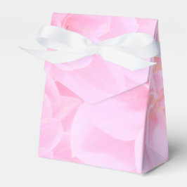 Dahlien in weichrosa geschenkschachtel