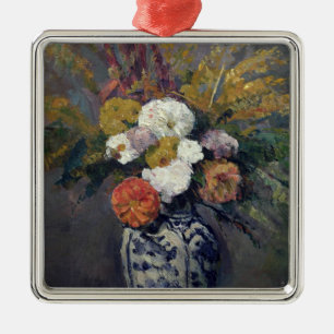 Dahlien Pauls Cezanne , c.1873 Ornament Aus Metall