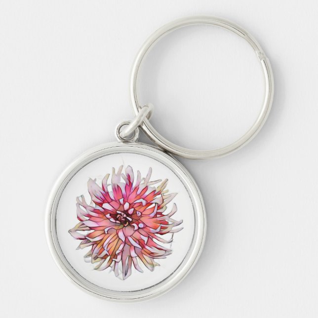 DAHLIENBLUME SCHLÜSSELANHÄNGER (Vorne)