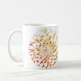 Dahlienblumen-Klassiktasse Kaffeetasse