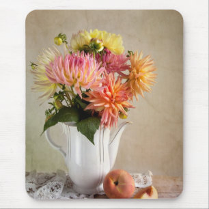 Dahlienblumen Mousepad