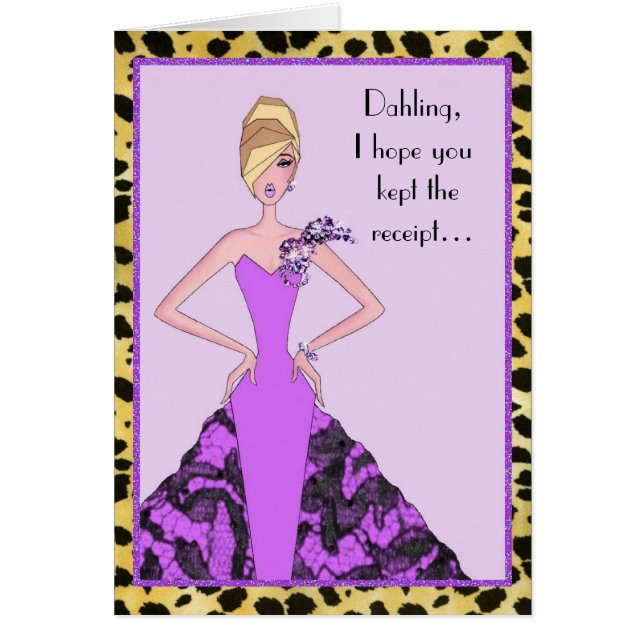 "Dahling, ich hoffe, du hast den Empfang Behalten! (Vorne)