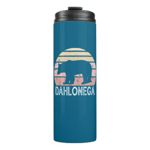 Dahlonega Georgia Retro Bear Thermosbecher
