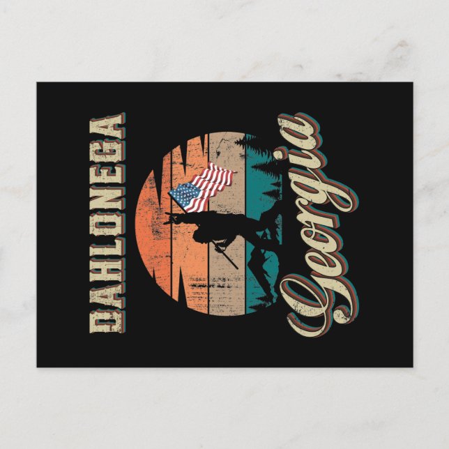 Dahlonega Postkarte (Vorderseite)
