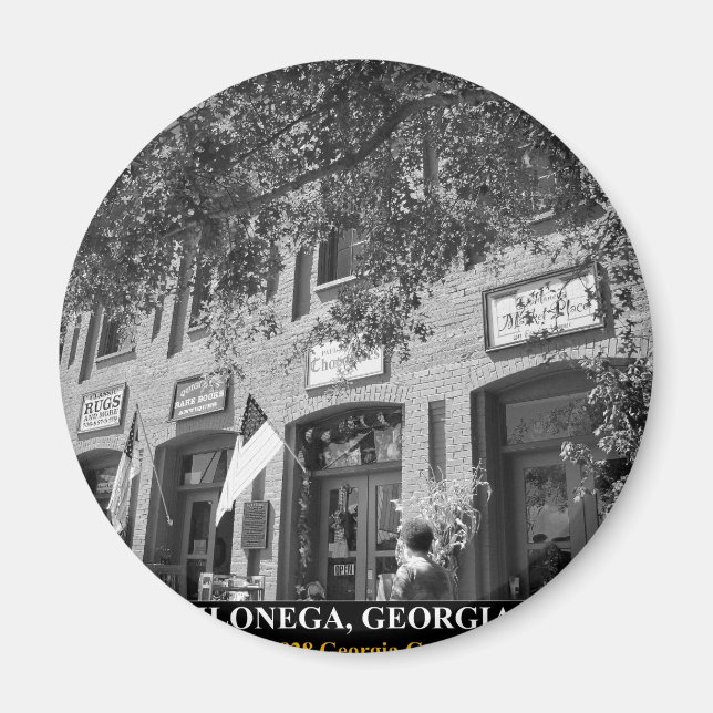 DAHLONEGA - Zuhause des Georgien-Goldrausch von 18 Magnet (Vorne)