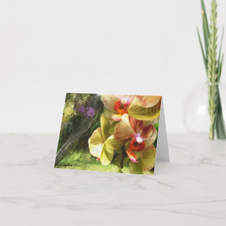 Dahlquist Orchids Notecard Karte