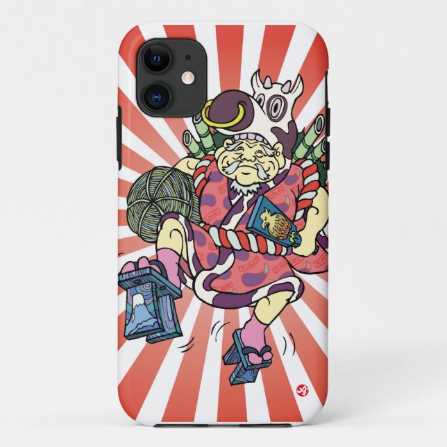 Daikoku der Sieben Lucky Gods ス キ 大 黒 プ Case-Mate iPhone Hülle (Rückseite)
