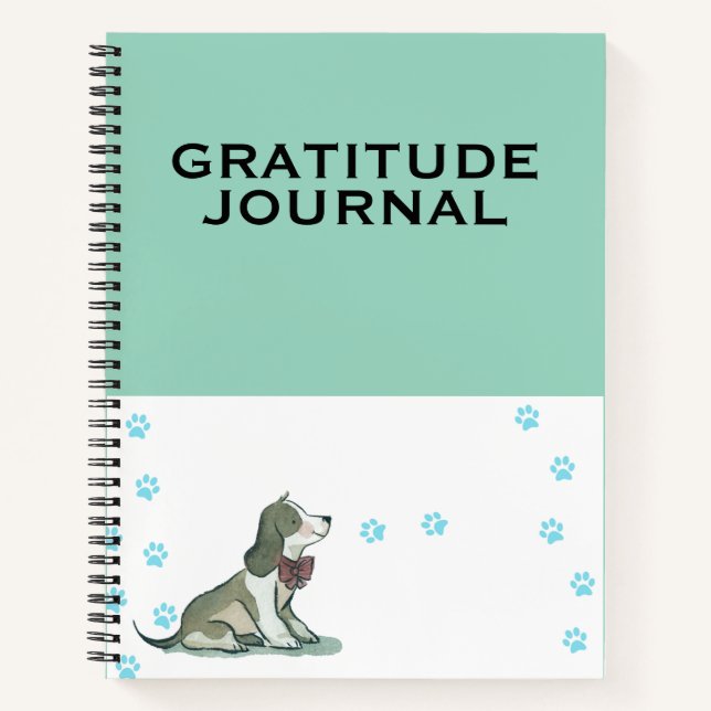 Daily Gratitude Journal | Mindful Reflection  Notizbuch (Vorderseite)