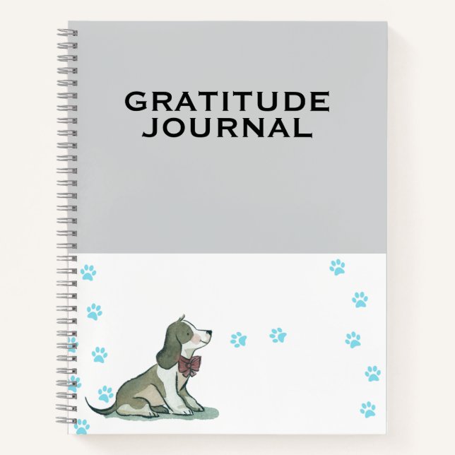 Daily Gratitude Journal | Mindful Reflection  Notizbuch (Vorderseite)