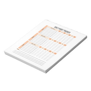 Daily Habit Tracker Notepad Notizblock